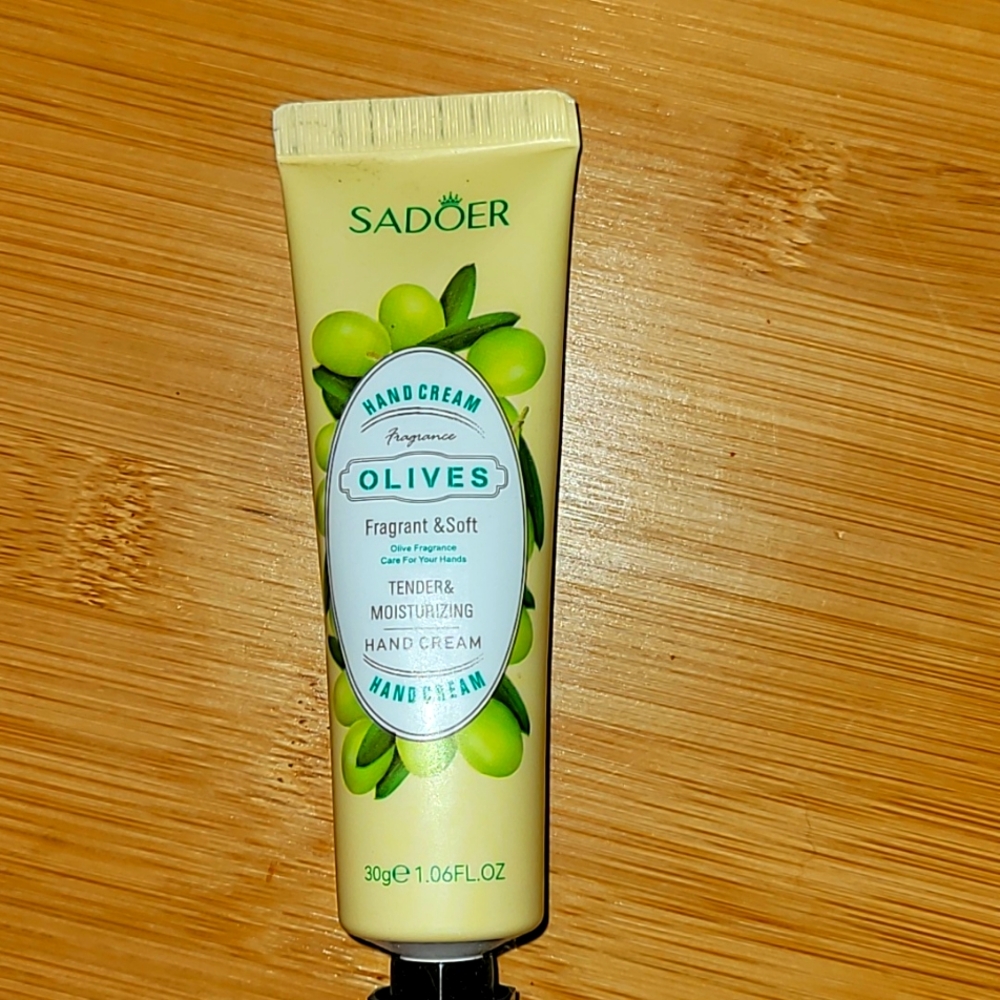 Sadoer Hand Cream - Olives 1 oz